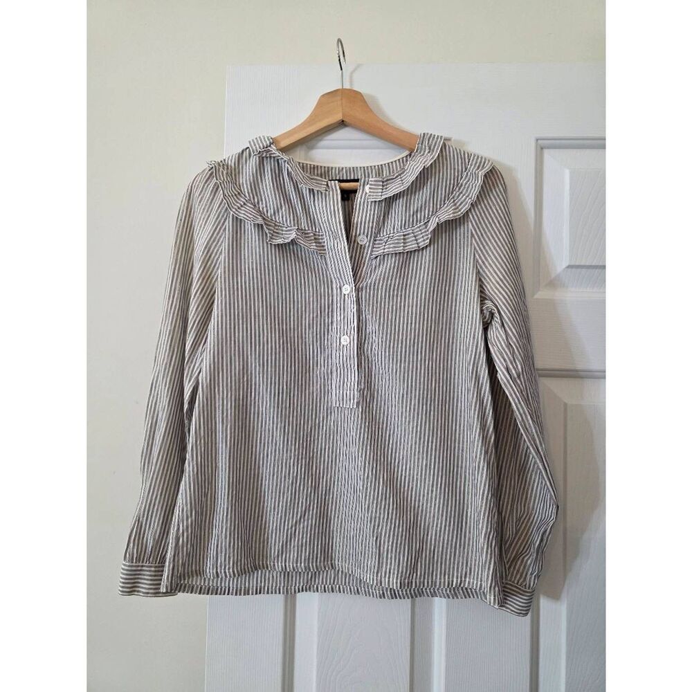 A.P.C Rue Madame Paris Longsleeve Blouse S